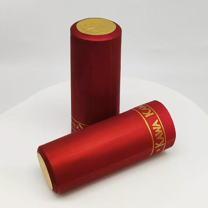 Red wine Easy pull line rubber cap